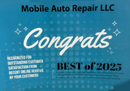 Mobile Auto Repair LLC Award